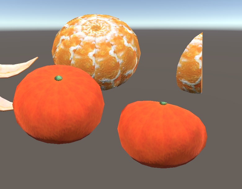 【3D小物】庭で獲れたミカン