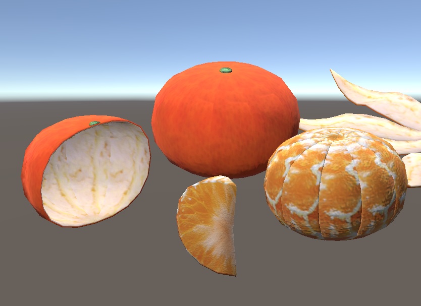 【3D小物】庭で獲れたミカン