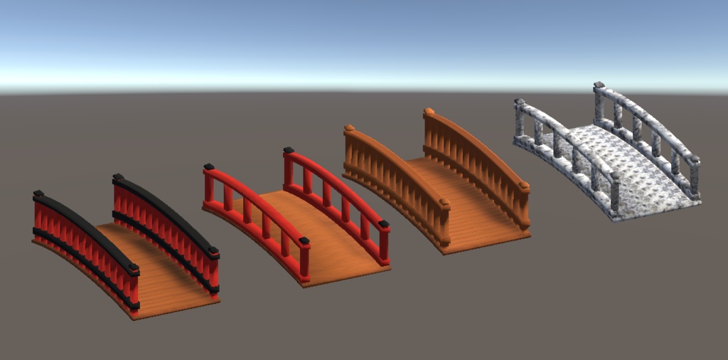 【3D小物】小さい橋