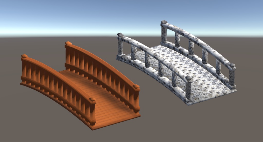 【3D小物】小さい橋