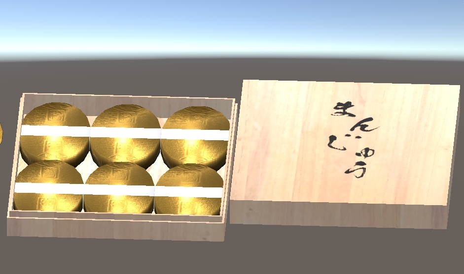 【3D小物】小判(山吹色のおかしセット)