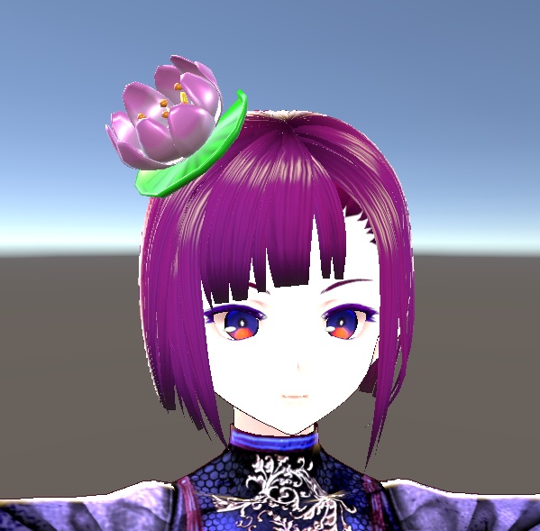 【3D小物】睡蓮のワンポイント