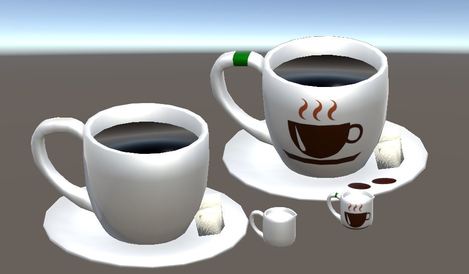 【3D小物】コーヒーセット