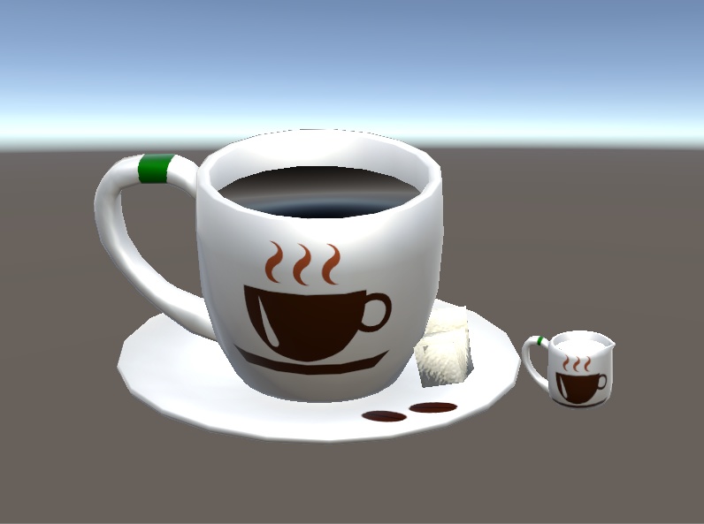 【3D小物】コーヒーセット