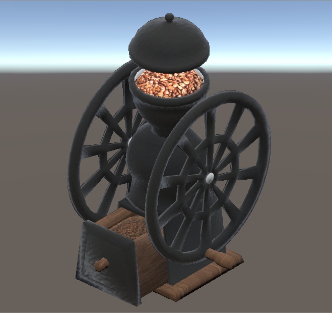 【3D小物】手回し式コーヒーミル