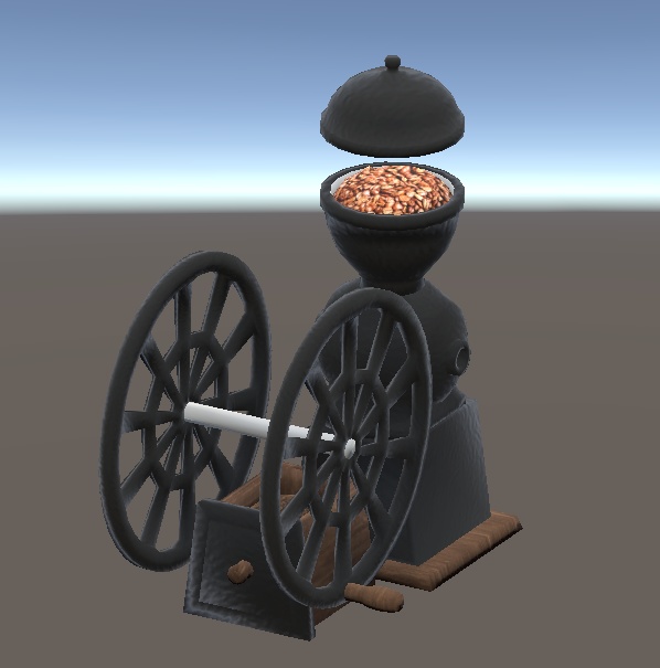 【3D小物】手回し式コーヒーミル