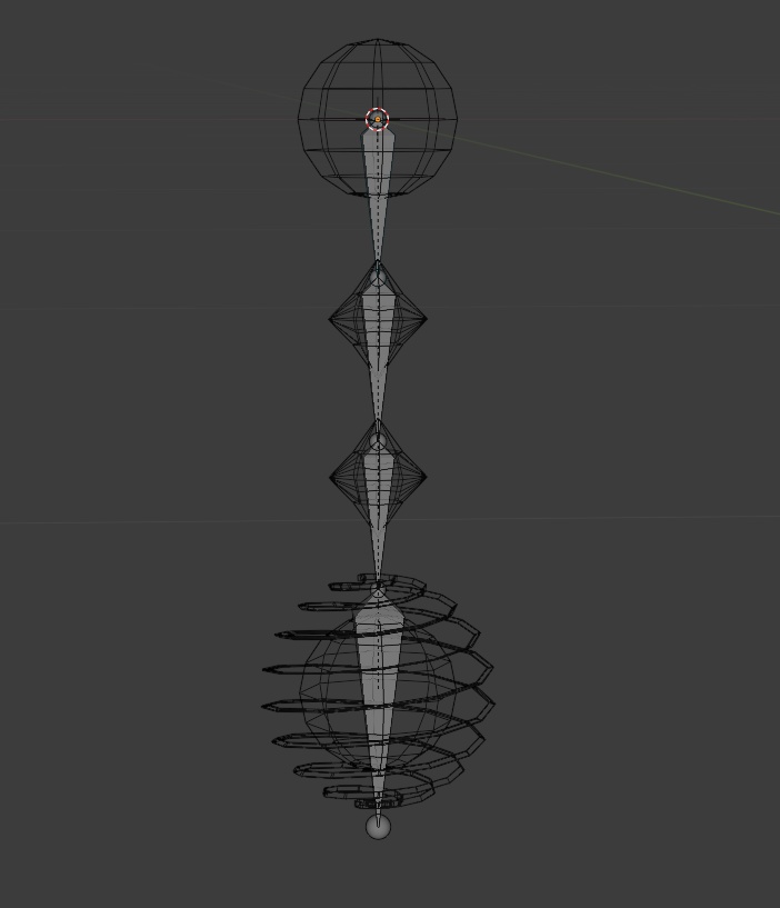 【3D小物】宇宙なイヤリング