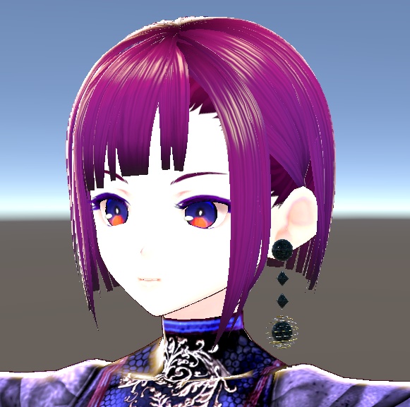 【3D小物】宇宙なイヤリング