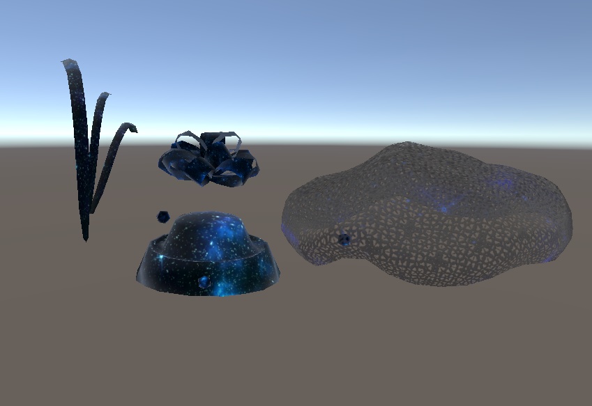 【3D小物】星雲のカクテルハット(+おまけ)