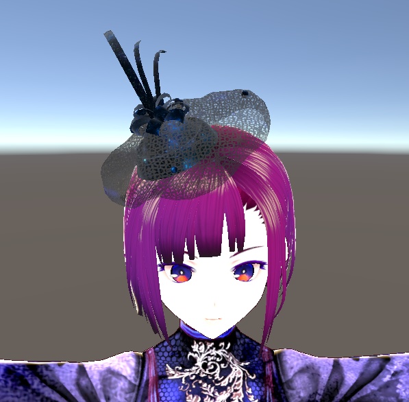 【3D小物】星雲のカクテルハット(+おまけ)