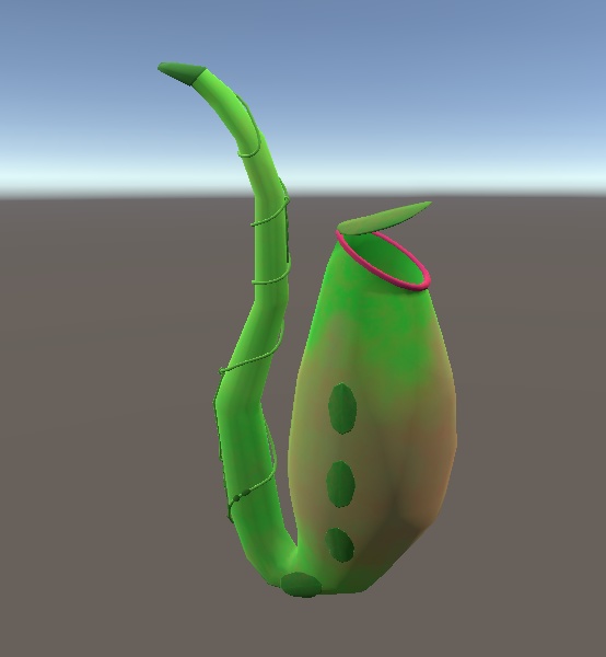 【3D小物】ウツボカズラのサックス