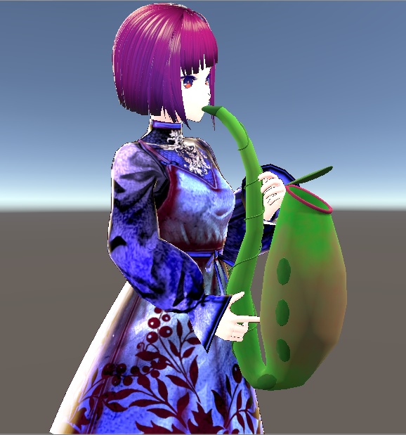 【3D小物】ウツボカズラのサックス
