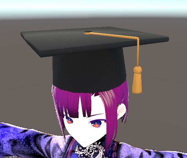 【3D小物】博士帽