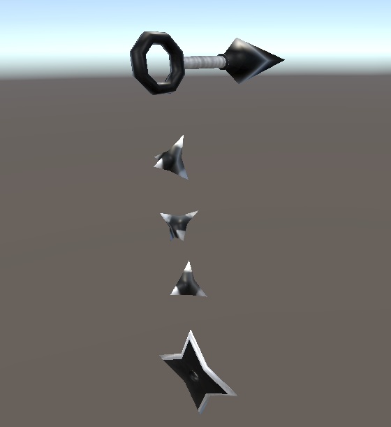 【3D小物】ニンジャピアス