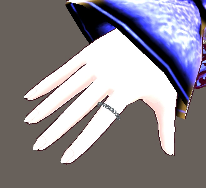 【3D小物】ボックスチェーンなリング