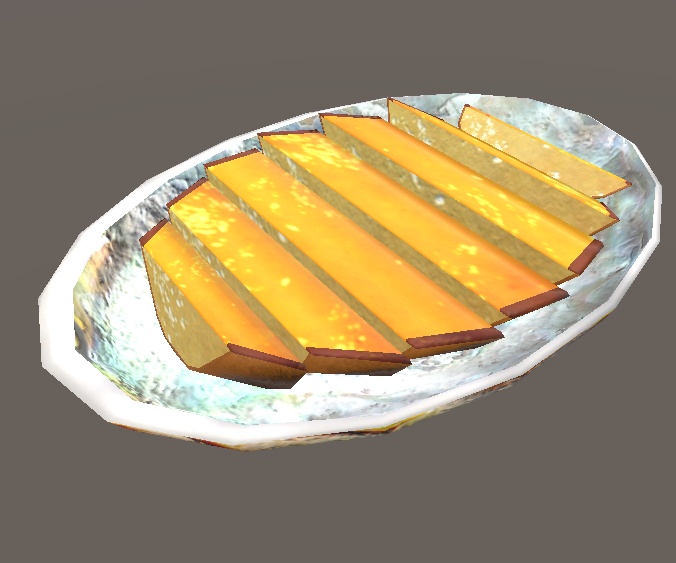 【3D小物】煮アワビ