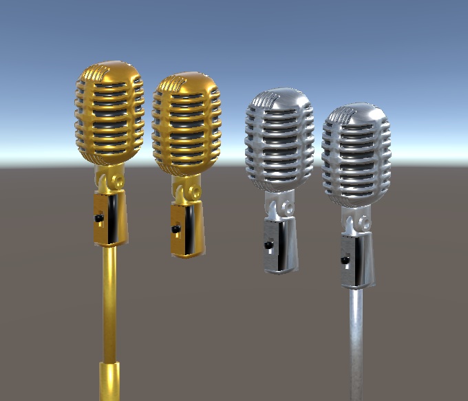 【3D小物】ガイコツマイク