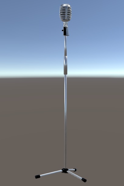 【3D小物】ガイコツマイク