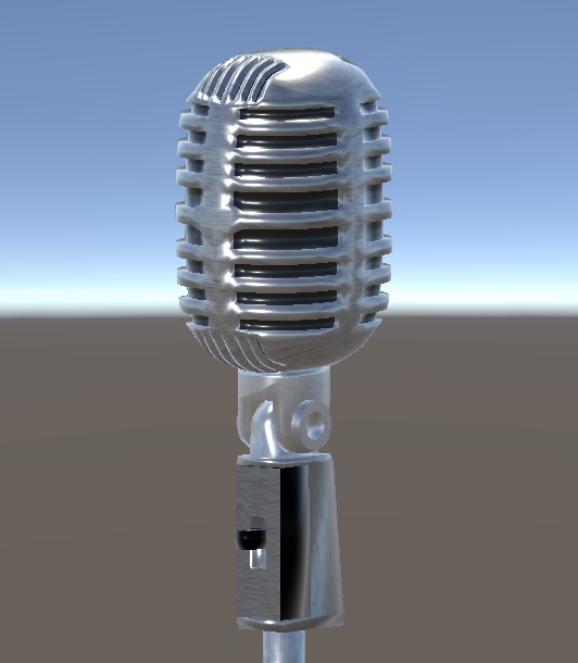 【3D小物】ガイコツマイク