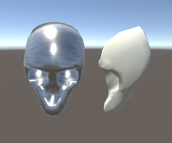 【3D小物】骸骨のワンポイント