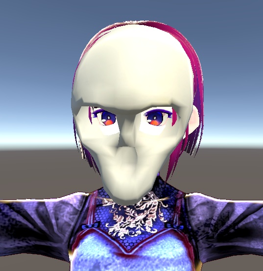 【3D小物】骸骨のワンポイント