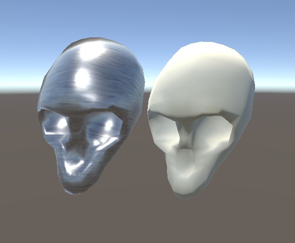 【3D小物】骸骨のワンポイント