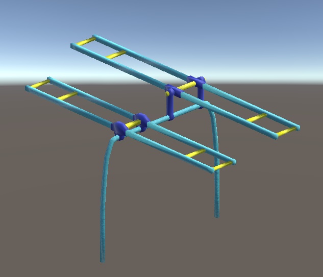 【3D小物】懐かしの公園遊具セット