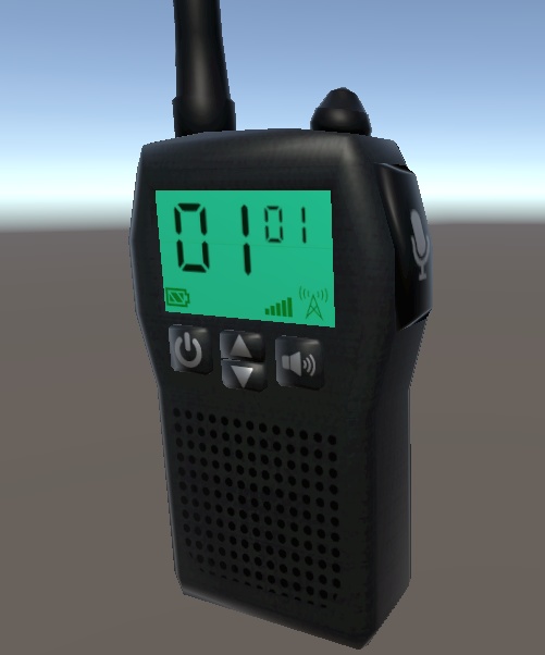 【3D小物】トランシーバー(虎)