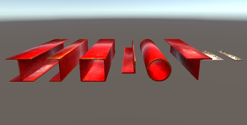 【3D小物】鉄骨