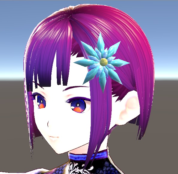 【3D小物】星空の結晶のワンポイント