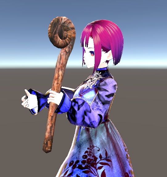 【3D小物】老樹のスタッフ