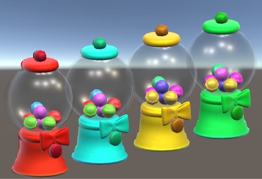 【3D小物】キャンディポット