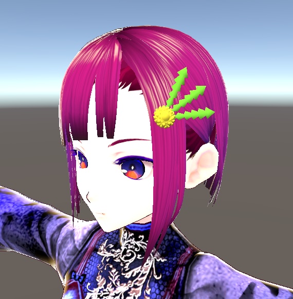 【3D小物】タンポポのワンポイント