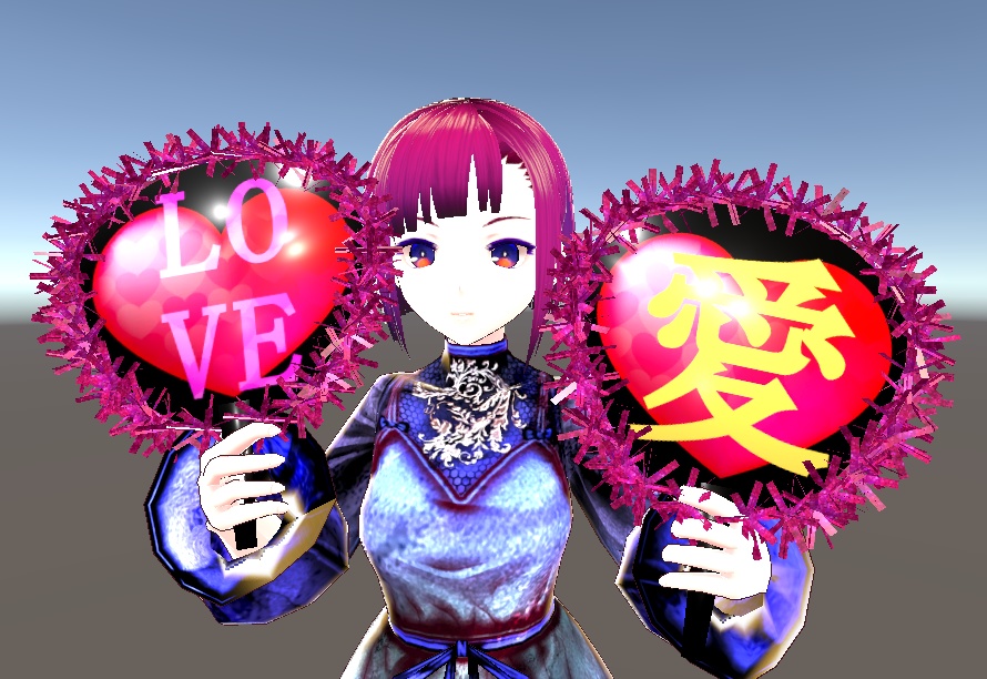 【3D小物】祭うちわと推しうちわ(改変用UV付)