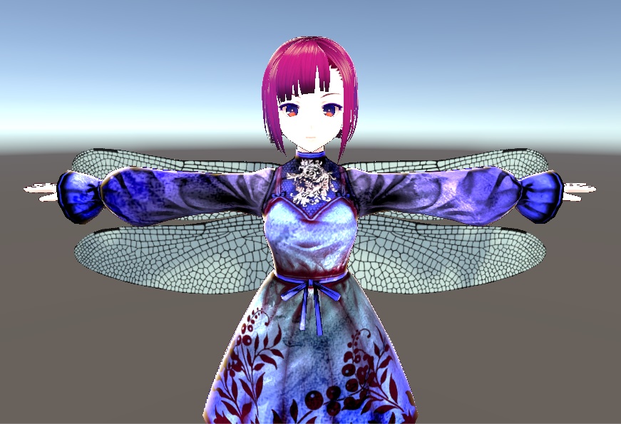 【3D小物】トンボの羽根