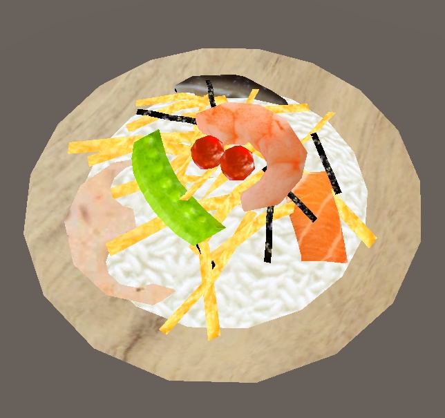 【3D小物】ちらし寿司