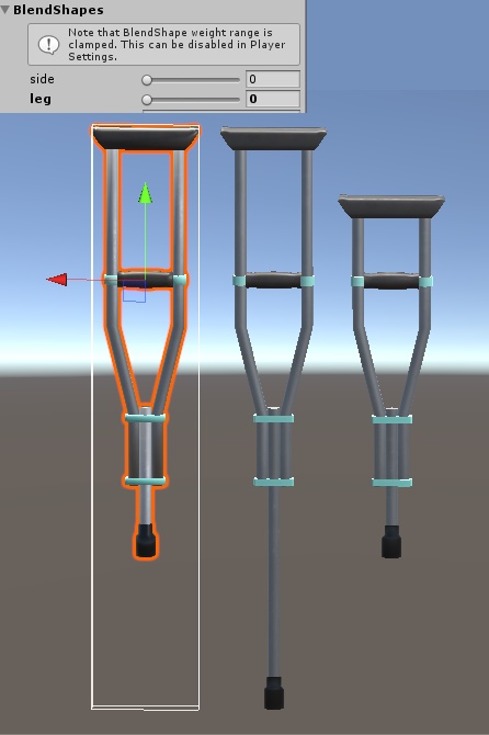 【3D小物】松葉杖とギプス