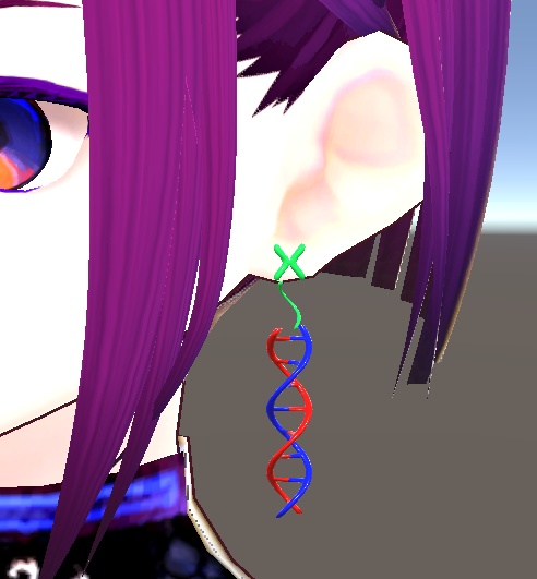 【3D小物】DNAアクセサリー