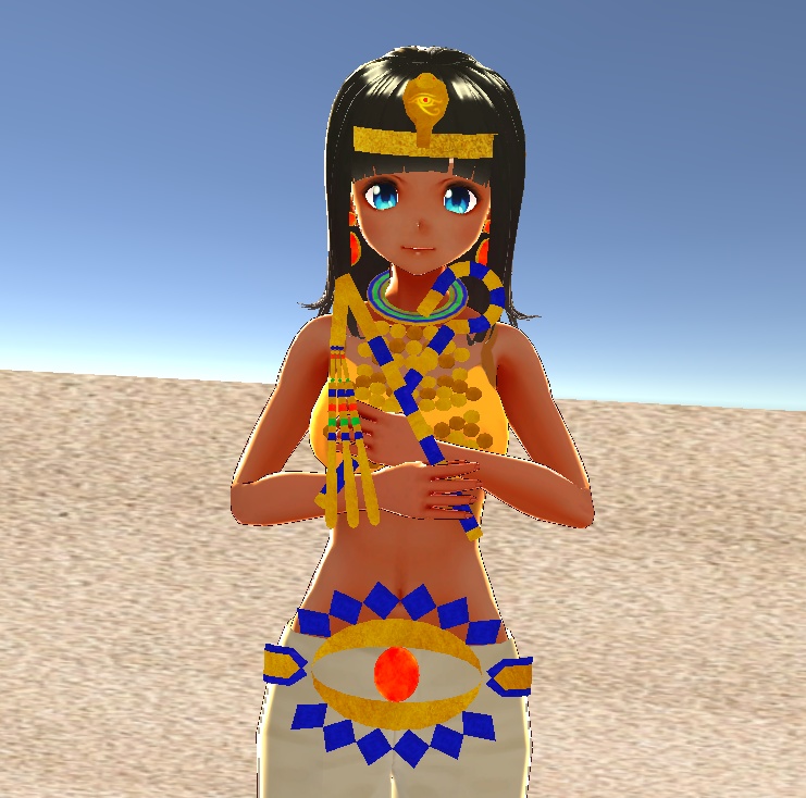 【3D小物】古代エジプト風の装飾セット