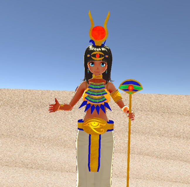 【3D小物】古代エジプト風の装飾セット