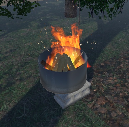 【3D小物】バーベキューセット&ドラム缶キャンプセット