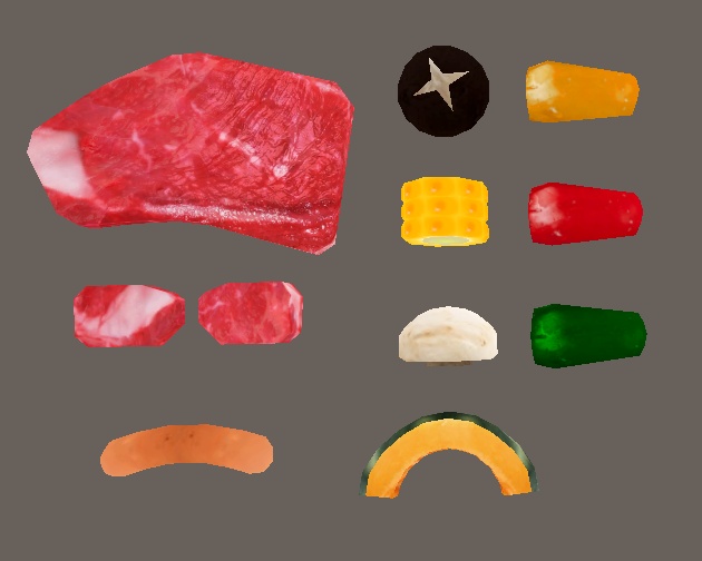 【3D小物】バーベキューセット&ドラム缶キャンプセット