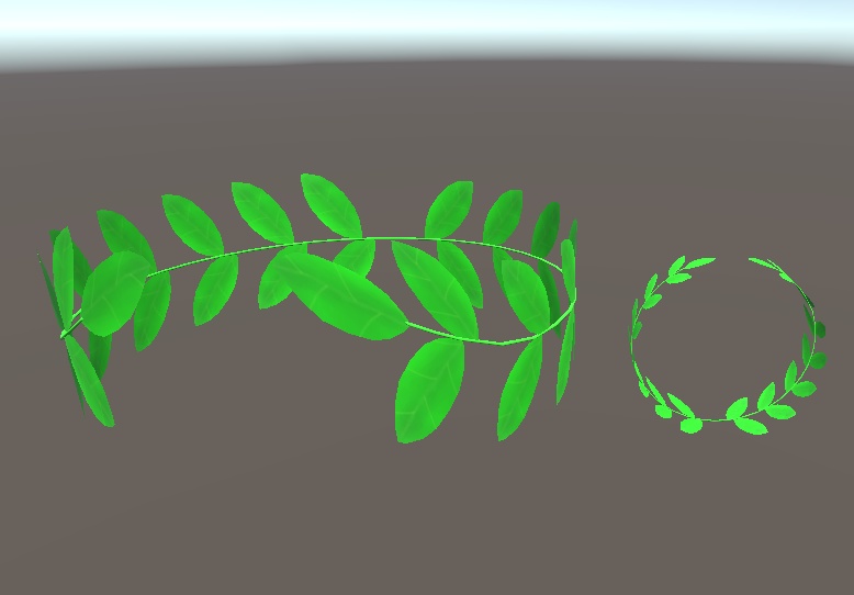 【3D小物】月桂樹の輪・月桂冠(4種)