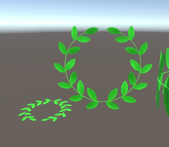 【3D小物】月桂樹の輪・月桂冠(4種)