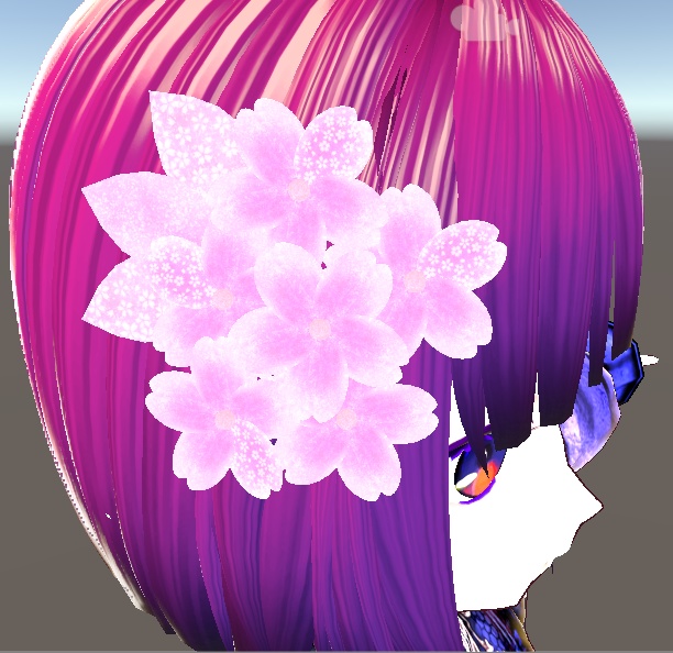 【3D小物】桜咲コサージュ