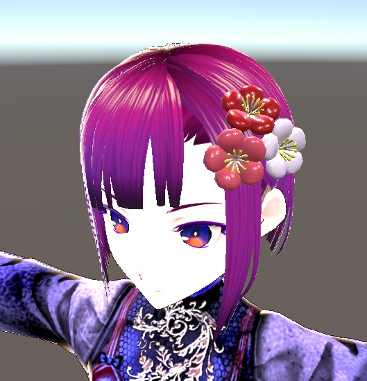 【3D小物】花飾ー百花魁ー