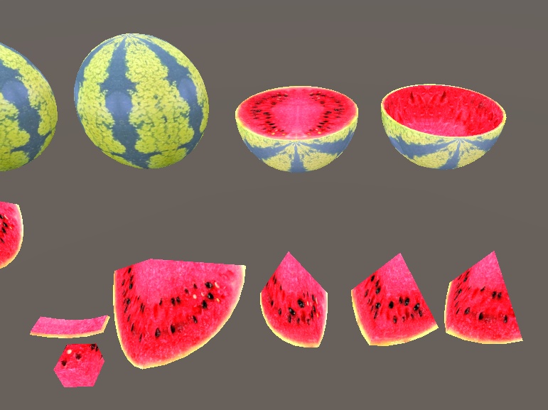 【3D小物】スイカセット