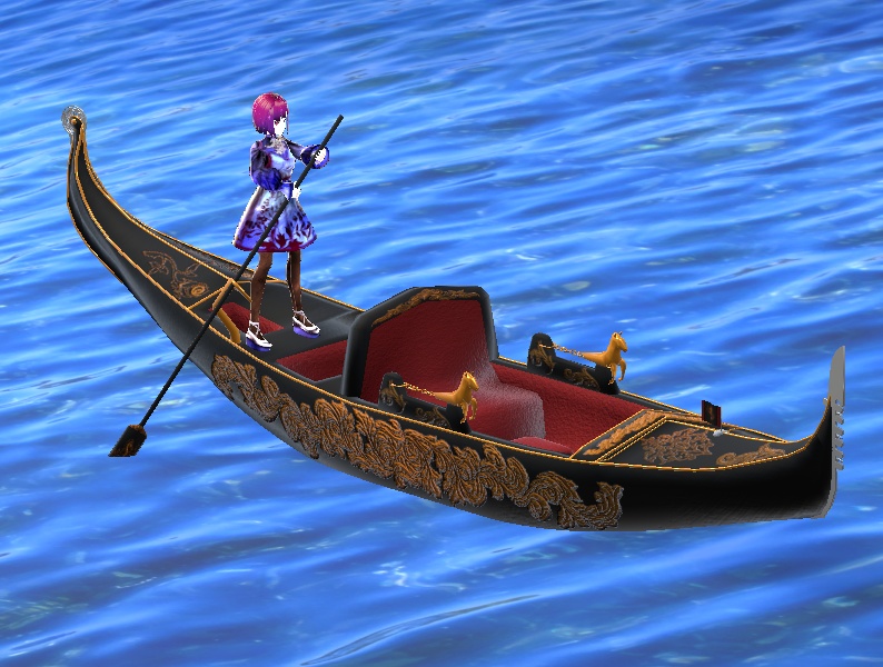 【3D小物】豪奢なヴェネツィアン・ゴンドラ