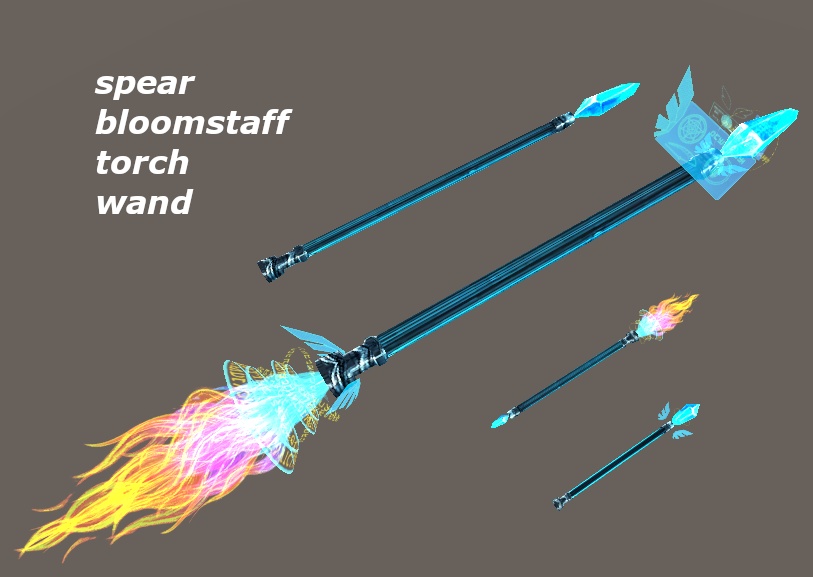 【3D小物】電脳世界の魔女セット