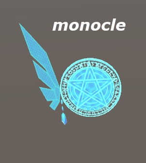 【3D小物】電脳世界の魔女セット